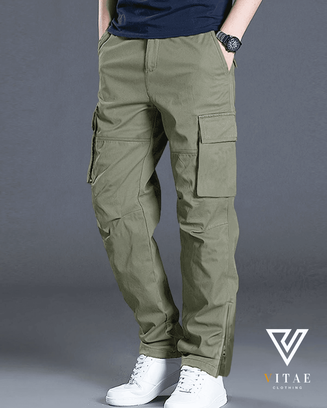 Pantalon Cargo Jogger Utility vista 2